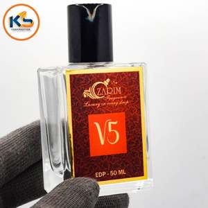 High Quality Waterproof PVC UV Matte Gold Stickers <b>for</b> Premium Perfume & Skin Care | Luxury Custom Embossed Chrome Foil Labels - Product Image 6