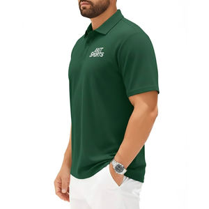 Nouvelle collection 2025 – T-shirt homme élégant en maille unie, style streetwear, 100 % coton respirant à séchage rapide, manches courtes pour l'été - Product Image 3