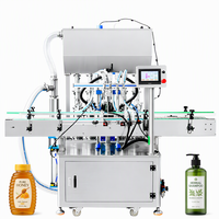 Machine de remplissage automatique de liquides et crèmes en bouteille, personnalisable, avec 1/2/4/6/8/10/12 têtes de remplissage, fabricant