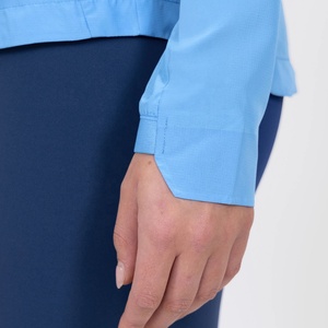 Haute qualité à capuche solide printemps respirant léger coupe-vent veste deux pièces ensemble pour femmes et hommes en gros - Product Image 6