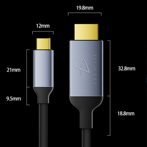 Cavo Adattatore USB-C Thunderbolt a HDMI 4K da 1,8 Metri Nuovo di Zecca per Laptop - Product Image 3