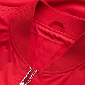 Chaqueta Bomber de Invierno para Hombre, Nueva, de Alta Calidad, Hecha a Medida, de Lona, Impermeable, Transpirable, Color Rojo - Product Image 6