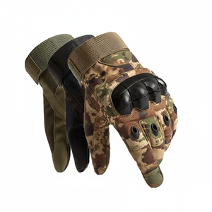 Gants de moto avec rembourrage antichoc, antidérapants, pour sports de plein air, pour hommes, gants de motard imperméables sur mesure - Product Image 2