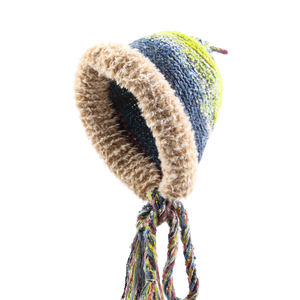 Chapeaux en tricot épais pour adultes, de haute qualité, colorés, avec une grande protection pour la tête, protection contre le froid des oreilles, sangle épaisse - Product Image 5