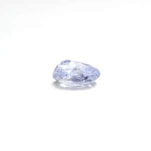 Saphir bleu facetté, pierre précieuse naturelle, 3 carats, avec traitement thermique, taille 10 mm et hauteur 8 mm - Product Image 3