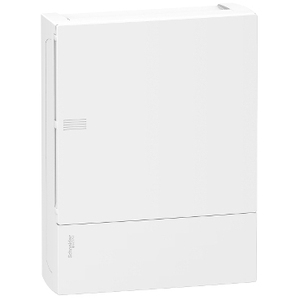 Para SCHNEIDER ELECTRIC Mini Pragma MIP12212, Caja de Superficie para Electrónica e Instrumentos con 2 x 12 Módulos y Puerta Plana - Product Image 1