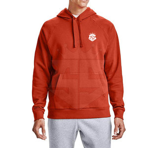 Sweats à capuche en coton mélangé pull-over uni qualité supérieure nouveau design sweats à capuche de sport pour hommes en stock - Product Image 1