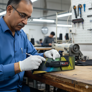 Cinturón de Potencia Profesional para Levantamiento de Pesas Rexfit, Cuero Genuino de Vaca, Hebilla de Palanca, Soporte para Gimnasio y Levantamiento de Pesas - Product Image 6