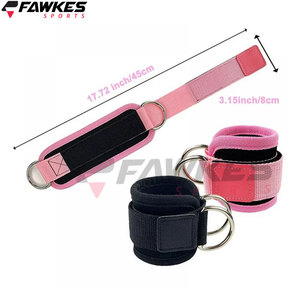 Venta al por mayor nuevo estilo correa de tobillo de bucle para equipo de fitness de alta calidad de diseño Fitness correas de tobillo acolchadas - Product Image 3