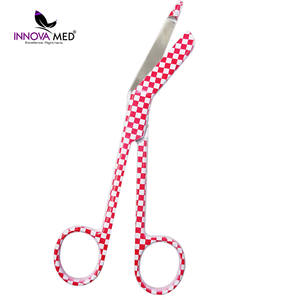 Ciseaux chirurgicaux à carreaux sur mesure de qualité supérieure en acier inoxydable, instruments chirurgicaux OEM, prix usine - Product Image 3