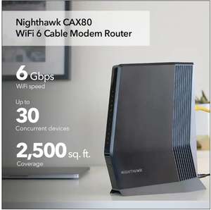 Routeur Wi-Fi 6 NET-GEARS Nighthawk AX6000 avec modem câble DOCIS 3.1 - Noir, garantie de 3 ans, origine américaine - Product Image 2