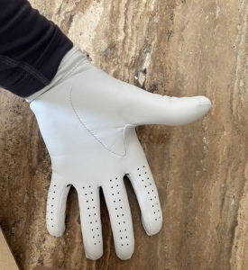 Gant de golf en peau de mouton de sport imperméable de luxe personnalisé à bas quantité minimale de commande Gants de golf d'hiver en cuir Cabretta complet de qualité supérieure - Product Image 2