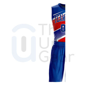 Maillot de basket-ball à forte demande Design ensemble d'uniformes de basket-ball personnalisés Styles de vêtements de basket-ball à la mode pour les équipes vêtements en gros - Product Image 2