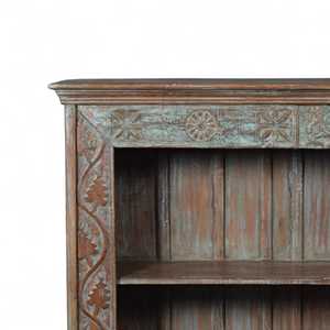 <b>Rustic</b> Wooden Bookshelf for Home Office Living Room Bedroom School Hotel with Durable Metal Construction Bookcases <b>Cabinet</b> - Product Image 3