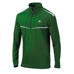 Custom Men Long Sleeve Quarter Zip top Pullover Sports Shirt Lightweight Athletic Top Stand for Spring - Product Image 1