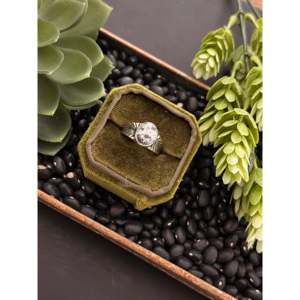 Navajo Handmade White Buffalo & Sterling Silver <b>Statement</b> <b>Ring</b> Size 8.25 Boho Hip Hop Style for Everyday Wear Natural Gemstone - Product Image 4