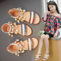 2025 Sandales d'Été Tendance pour Filles, Chaussures Enfants de Styles Chinois