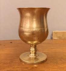 Vintage Engraved Brass <b>Wine</b> <b>Goblet</b> Handmade Chalice Metal Cup Antique Drinking Glass Barware Wedding Gift Elegant Tableware - Product Image 4