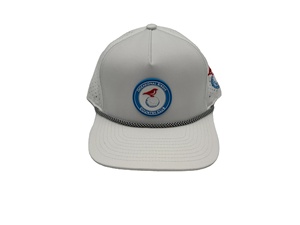 Relicstar Gorra de Béisbol de Lujo de 5 Paneles con Visera Curva Estructurada, Impermeable, con Parche de PVC y Logotipo Bordado, Gorra de Golf con Cuerda - Product Image 5