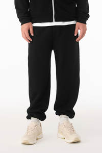 Pantalons de survêtement streetwear OEM 2026, coton lourd vintage, jambe large droite, pantalon de survêtement ample et évasé pour hommes - Product Image 3