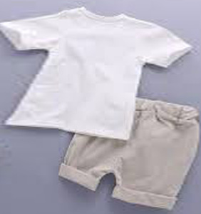 ชุดเสื้อผ้าเด็กผู้ชายฤดูร้อนคุณภาพสูง วินเทจ ผ้าแคนวาส 100% ผ้าฝ้าย - Product Image 5