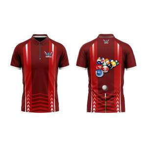 Haute Qualité Réversible Personnalisé Jersey Snooker Baseball Polo Populaire Mode 3D Motif Conception Imprimé Techniques - Product Image 4
