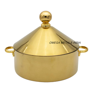 Casserole et chauffe-plats en acier inoxydable au design élégant pour la cuisine arabe Casserole à chaud pour le Moyen-Orient - Product Image 3