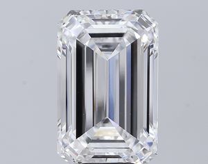 Diamante Cultivado en Laboratorio CVD de Corte Esmeralda, 10 Quilates, Color F, Claridad VS1, Tipo IIa, Excelencia, Certificado IGI, Radiante como un Espejo - Product Image 1