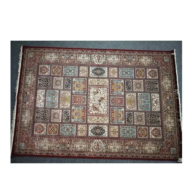 Высококачественные индийские домашние ковры и коврики ручной работы Кашмири из шелка доступны по оптовой цене