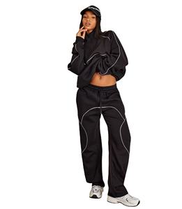 ชุดวอร์มไซส์ใหญ่สำหรับผู้ชายและผู้หญิง แบบใหม่ สั่งทำได้ ทรงหลวม พิมพ์ลาย เสื้อฮู้ด กางเกงจ็อกเกอร์ ชุดออกกำลังกาย - Product Image 1