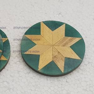 New Style Best Selling 2024 Wood Resin Best <b>Coasters</b> <b>Drinks</b> Wooden Epoxy Best <b>Coaster</b> Home Kitchen Decoration - Product Image 6