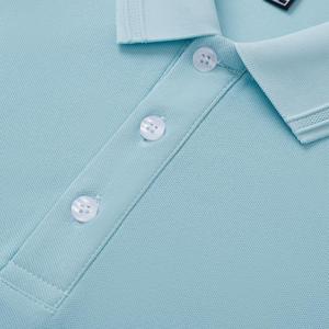 Camiseta sencilla de polo con logotipo personalizado al por mayor para hombre, ropa de golf informal lisa de alta calidad, camiseta bordada, camiseta informal - Product Image 2