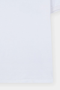 Men's <b>White</b> Short Sleeve Polo Shirt 100% Cotton Pique Breathable Solid Casual Knitted Regular Fit - Product Image 5
