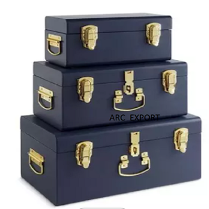 Luxury Black Color Designing <b>Decoration</b> <b>Storage</b> <b>Boxes</b> Fancy <b>Decoration</b> Luxury Wholesale Home Truck <b>Storage</b> Box in Low Price - Product Image 4