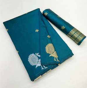 Malhar Festival Collection Banarasi Silk Sarees Ropa india y pakistaní para ropa formal Venta al por mayor Suministro a granel - Product Image 1