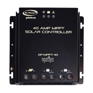 Controlador de Carga Solar MPPT Go Power de 40 Amperios con Pantalla LCD Remota - Product Image 2