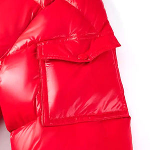 En couleur rouge Faites votre propre fournisseur Meilleur nouveau style Bonne vente Vêtements d'hiver pour hommes Vêtements d'extérieur décontractés à la mode Vestes bouffantes - Product Image 6