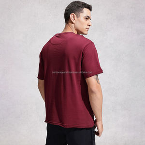Camiseta Deportiva para Hombre Nardon Apparel Wholesale, 95% Algodón, 5% Elastano, Corte Ajustado, con Dobladillo Festoneado, Personalizable con su Logotipo - Product Image 2