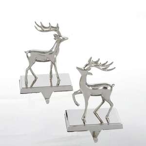 Cast Aluminum Shiny Silver Home Decorative Metal Tree <b>Stocking</b> <b>Holder</b> - Product Image 5