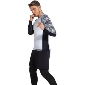 Camiseta de Compresión Unisex de Manga Larga, Talla Grande, Secado Rápido, Transpirable, Protección UV, para Gimnasio y Natación, OEM, Ligera y Elástica - Product Image 4