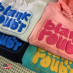 Fabricant OEM Nouveau sweat à capuche surdimensionné en coton pour hommes pull-over Multi Color Logo personnalisé sweatshirts avec impression 3d Puff - Product Image 2