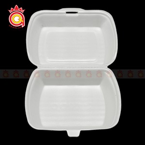 QUANG QUAN Factory Wholesale Disposable Foam Lunch <b>Box</b> 3 Compartments Foam Food <b>Box</b> Foam Food Container for Meal Prep - Product Image 2