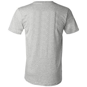Camiseta de Hombre con Cuello en V, Ajustada, Transpirable, 100% Algodón, con Impresión de Logotipo Personalizado - Product Image 3