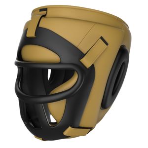 Équipement d'entraînement de boxe et de MMA personnalisable avec protection intégrale du visage incassable avec protège-cage en PU en gros - Product Image 3