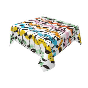 Nouvelle arrivée Nappes de mariage lavables en coton et lin brodés au design personnalisé avec logo - Product Image 3