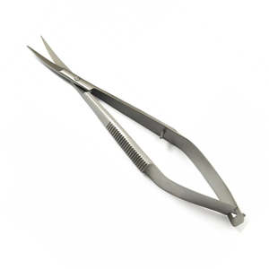 Nuevo YD Super Sharp Acero inoxidable profesional curvo ruso uñas cutícula Micro tijeras manicura por Surgiright Instruments - Product Image 1