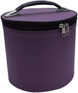 Étui pour fez maçonnique (violet) Ouverture zippée Cuir violet Taille standard Hauteur : 20 cm Diamètre : 22 cm - Product Image 1
