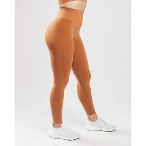 Tela de punto sin costuras para mujer, mallas sin costuras de cintura alta, 51% POLIAMIDA, 38% poliéster, 11% ELASTANO - Product Image 2
