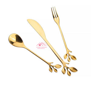 Juego de Cubiertos de metal recubierto de metal del fabricante Juego de Cubiertos de metal de alta calidad del fabricante - Product Image 4