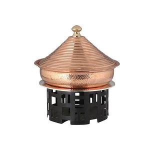 Réchaud commercial de luxe en acier inoxydable avec couvercle en verre 4L/8L équipement de restauration et de banquet alimenté au gaz - Product Image 3